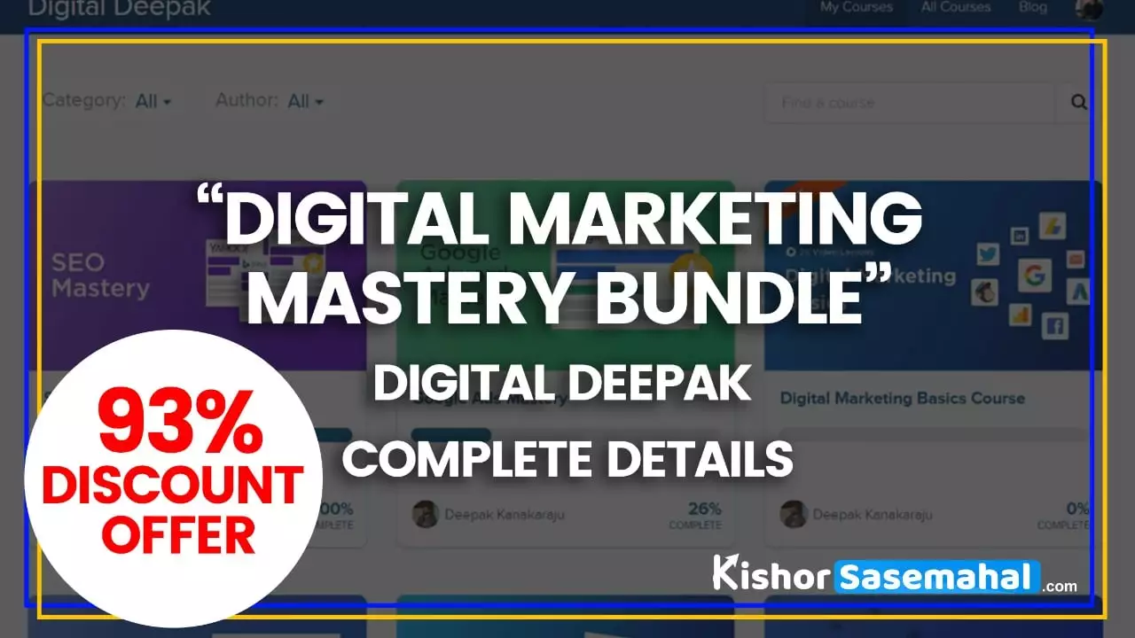 Digital marketing mastery bundle